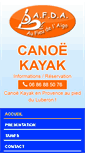 Mobile Screenshot of canoe-provence.com